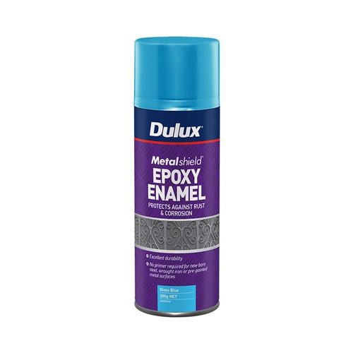 Dulux Metalshield Epoxy Enamel Spray Gloss Blue 300G - Inspirations ...