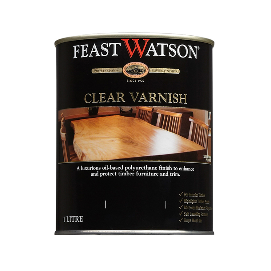 Feast Watson Clear Varnish Gloss 4L - Inspirations Paint