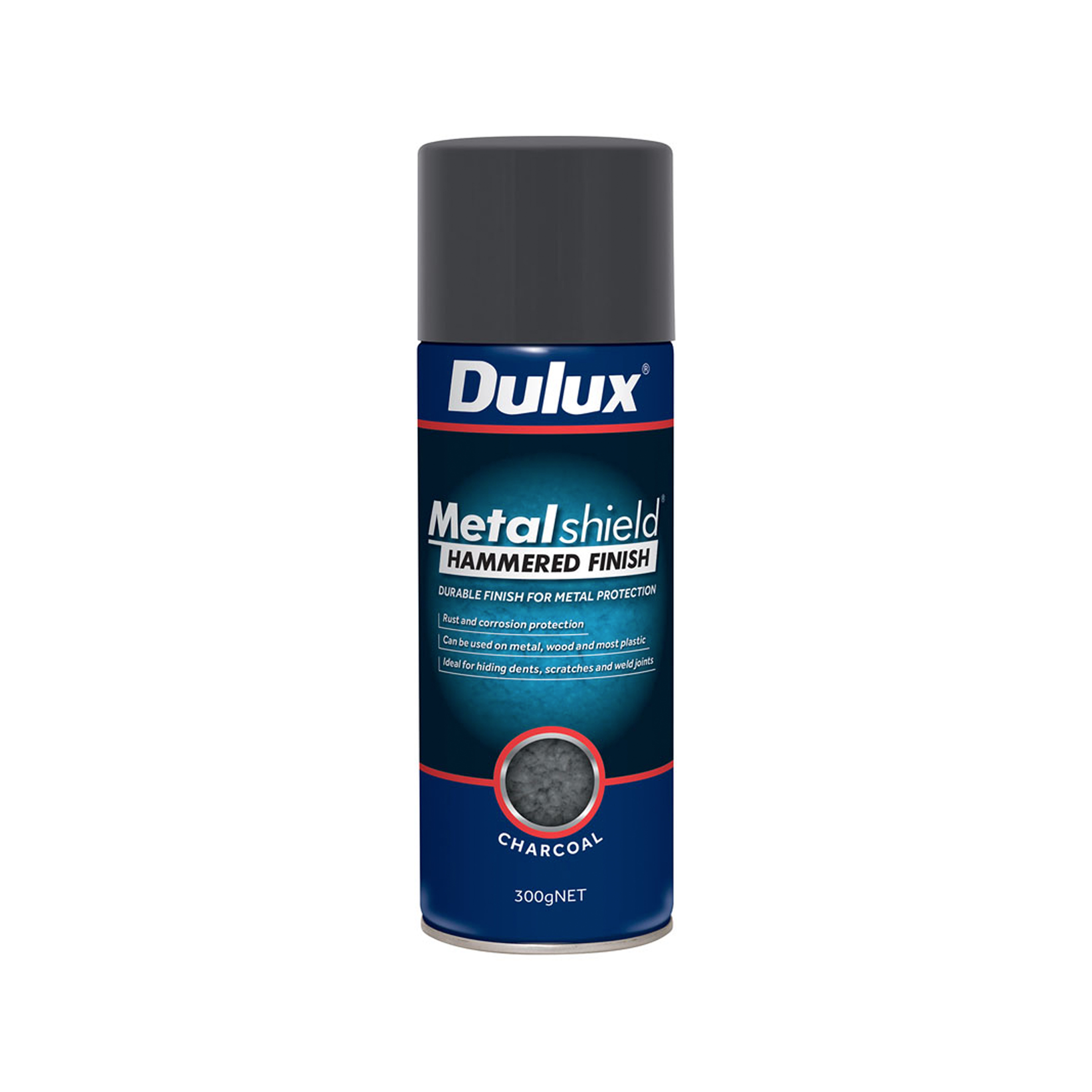 Dulux Metalshield Hammered Finish Charcoal 300g - Inspirations Paint