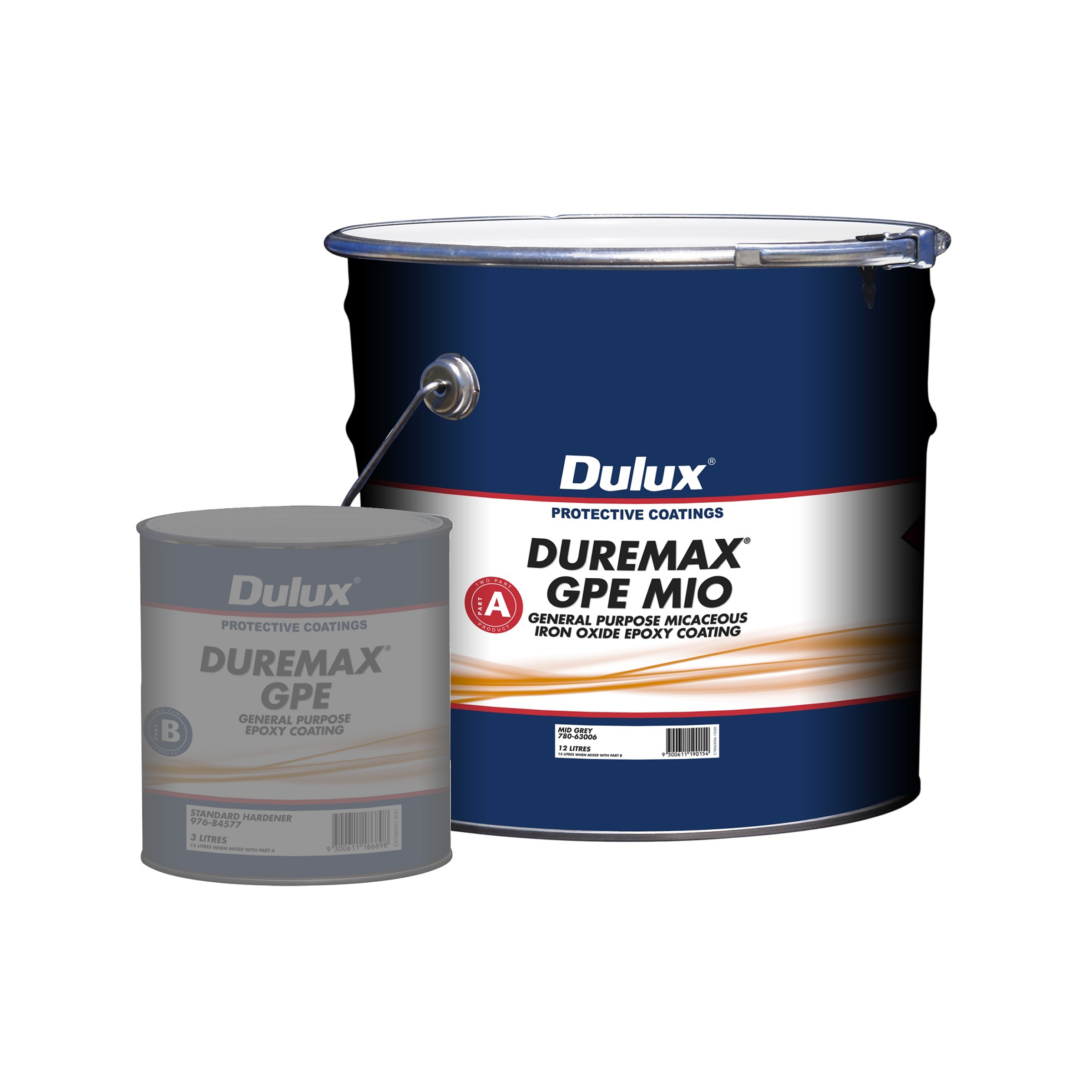 Dulux Duremax® GPE MIO Grey Part A 12L - Inspirations Paint